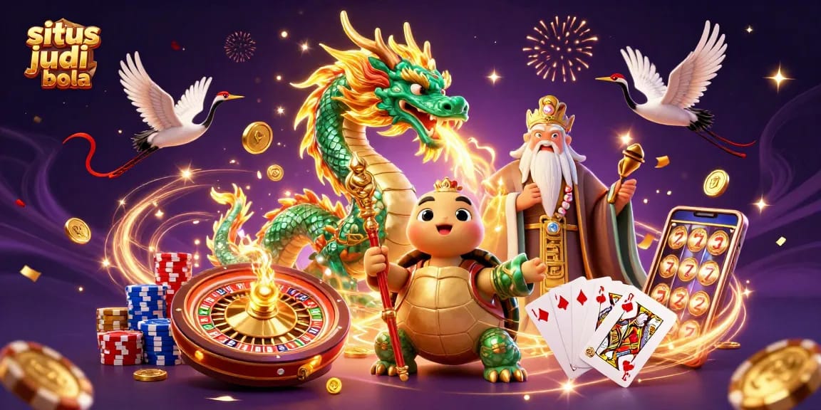 Experience thrilling situs judi bola action with dynamic characters and casino elements.