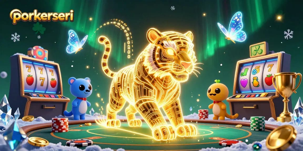 Experience winning thrills with pokerseri's dynamic casino scene featuring poker and slot action.