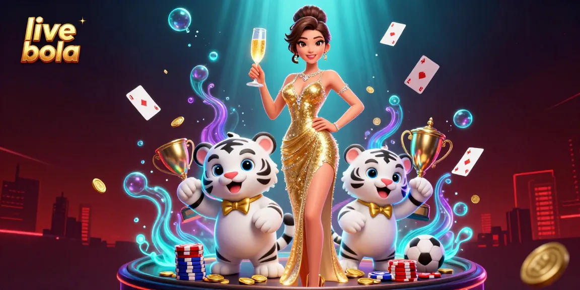 Experience live bola in thrilling sports bets with exciting characters and vibrant game elements.