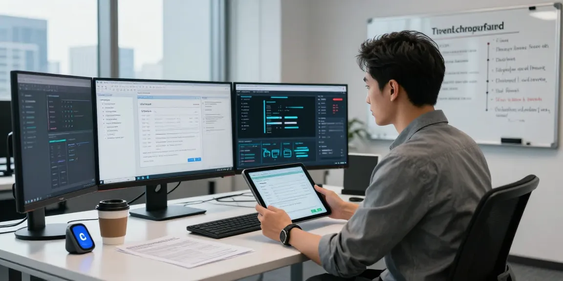 Detect fraud invoice through advanced AI analysis in a modern office setting.