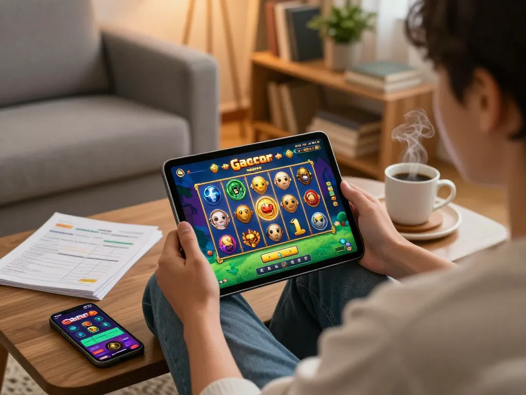Terlibat dalam permainan slot gacor online di setup tablet yang nyaman, menampilkan strategi permainan yang dipersonalisasi.