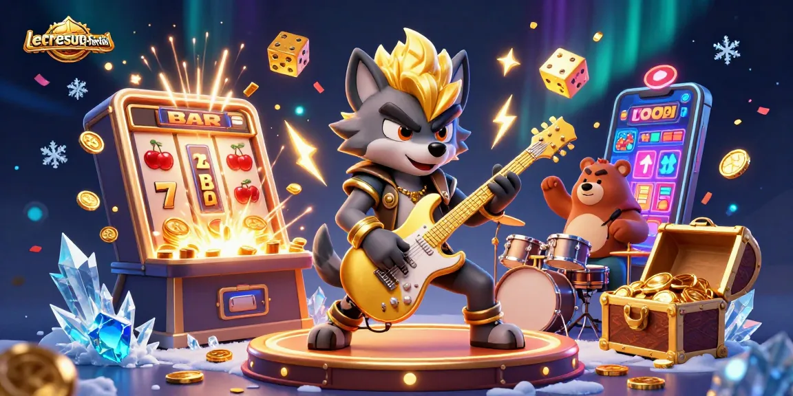 Engage in thrilling gaming action at lecreusot-hotel with vibrant casino-themed illustration.