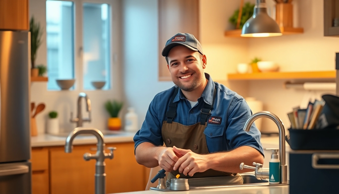Reliable 24 hour plumber NYC fixing a kitchen sink with professionalism and care.