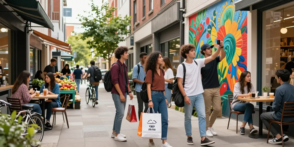 Vibrant urban shopping experience exploring trends at https://forumup.org/shop/search.php?ca_id=&addr1=&addr2=&addr3=&schKeyword= with friends.