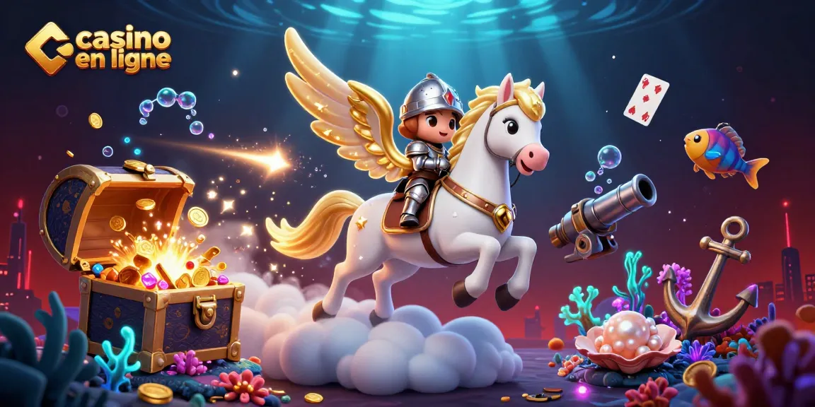Créez des gains avec des jeux de casino en ligne, entouré de trésors et d'éléments dynamiques.
