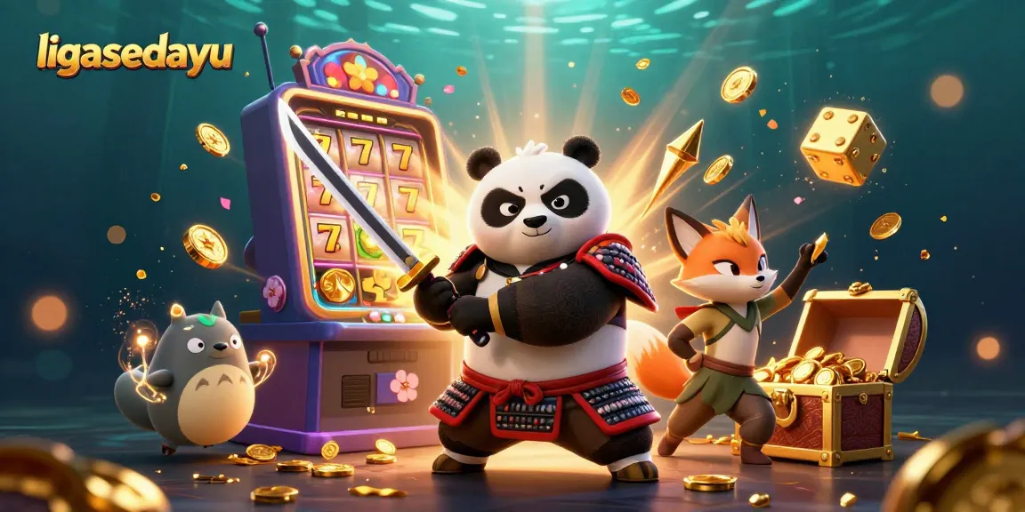 Experience thrilling gameplay with ligasedayu's vibrant characters and dynamic casino elements.