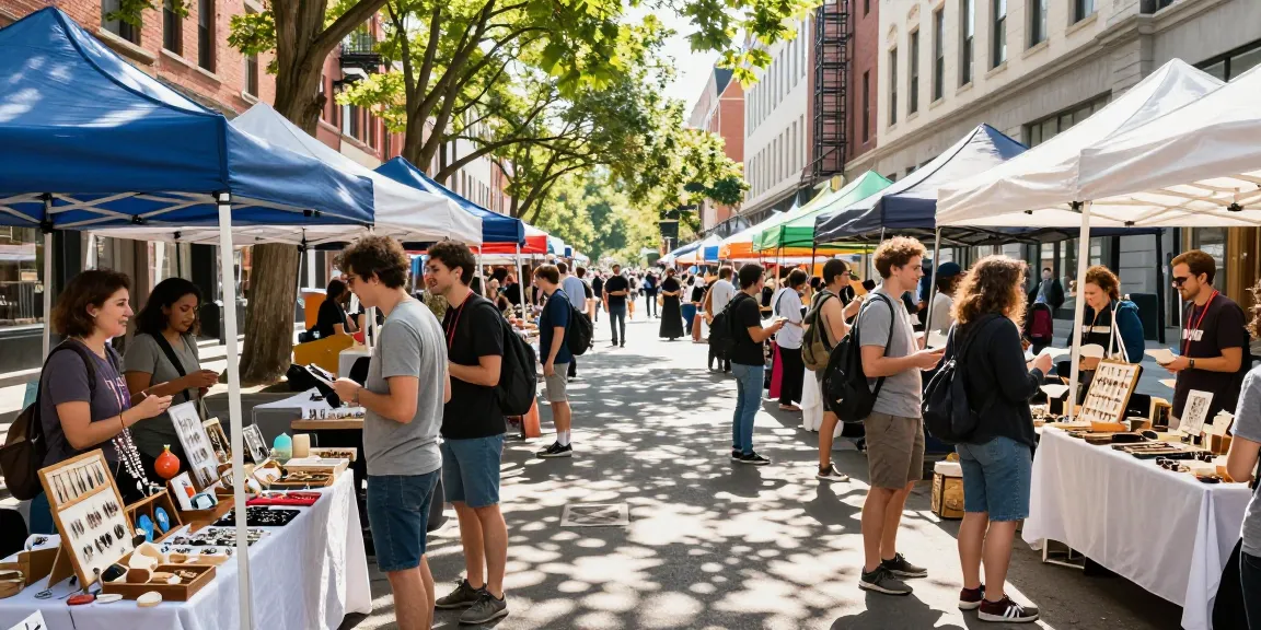 Engaging urban marketplace scene showcasing shopping experiences at https://forumup.org/shop/search.php?ca_id=&addr1=&addr2=&addr3=&schKeyword= with artisan goods and lively interactions.