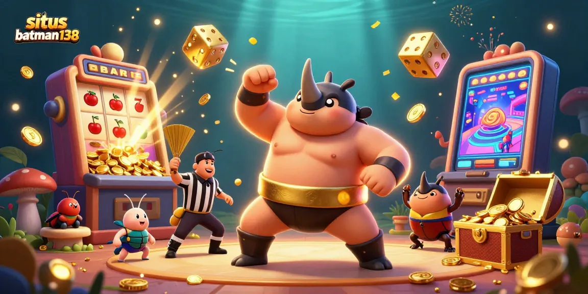 situs batman138 menghadirkan ilustrasi kasino 3D dengan karakter unik dan elemen permainan yang dinamis.