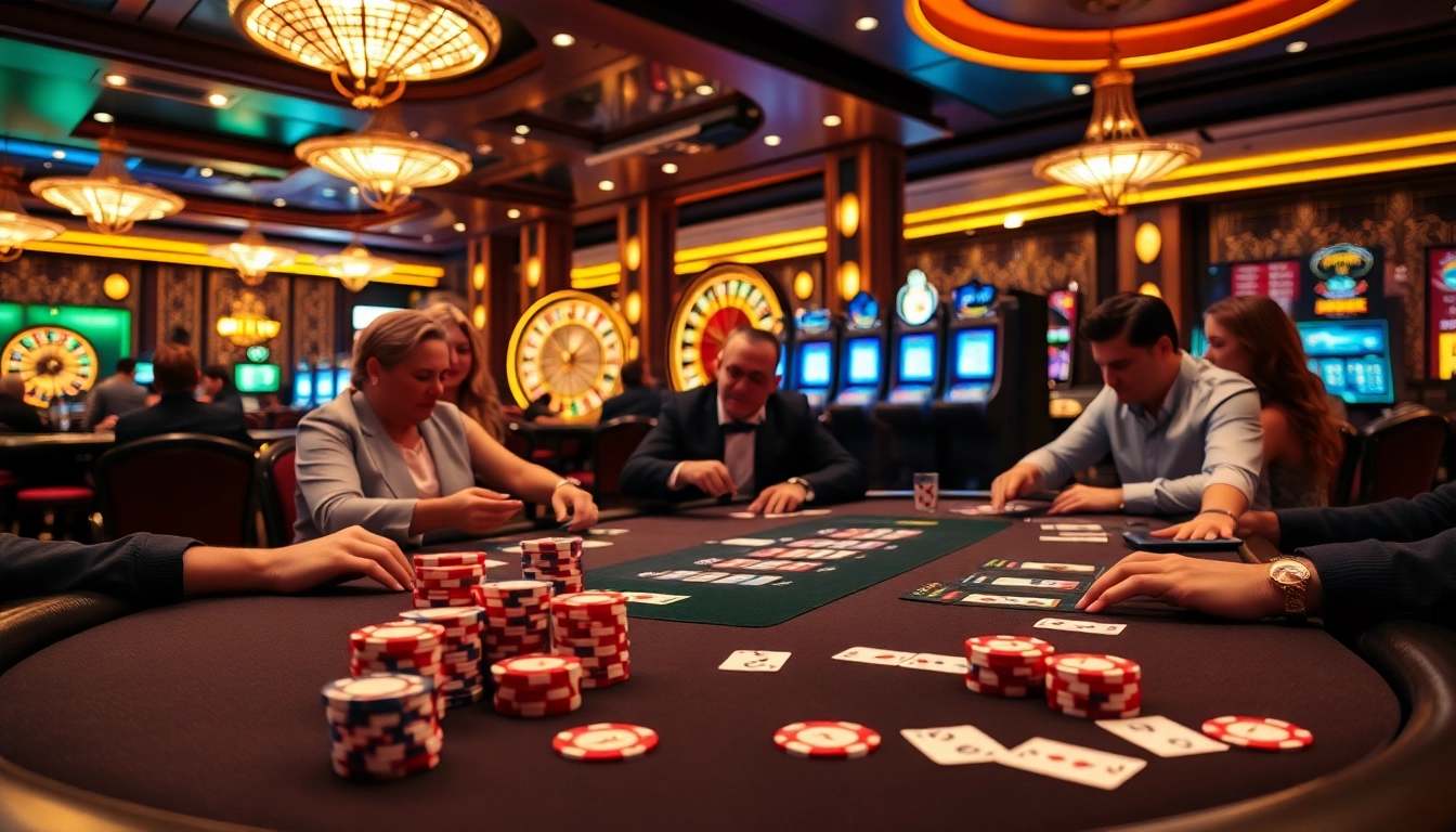 Join the excitement at rr88 with players engaging in thrilling casino games.