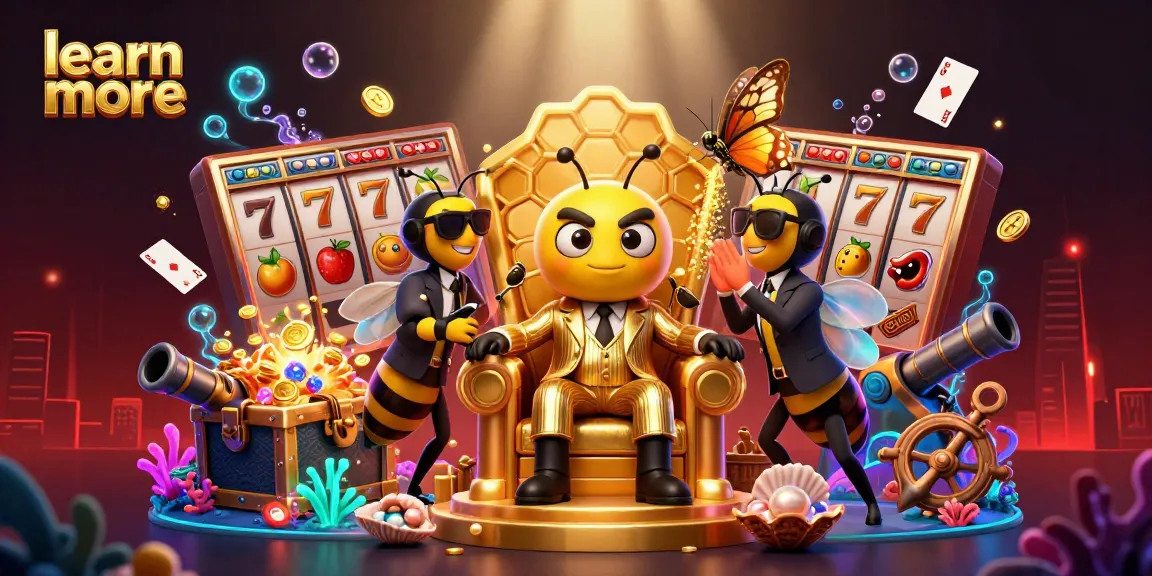 Learn more about gambling strategies in this vibrant 3D casino scene featuring cartoon characters.