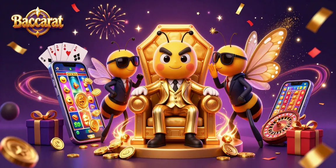 Baccarat mob boss surrounded by wasp bodyguards reveals secrets of winning strategies and celebrations.