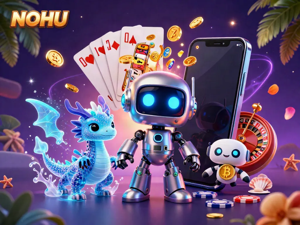 Experience thrilling gameplay with NOHU's vibrant casino scene featuring advanced slot technology.
