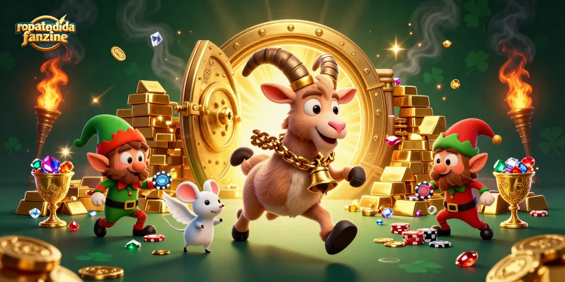 Experience the excitement of ropatendidafanzine's thrilling casino with Krampus, angel, and gremlins.