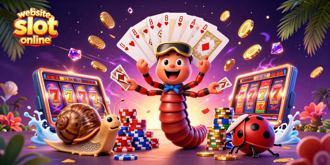 Jelajahi permainan di situs slot online dengan dealer kartun unik dan keuntungan dari chip yang berlimpah.