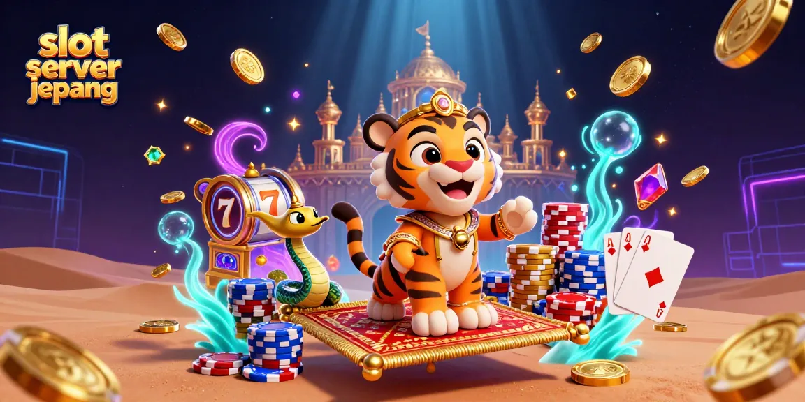 Experience thrilling gameplay with slot server jepang, showcasing dynamic characters and casino elements.