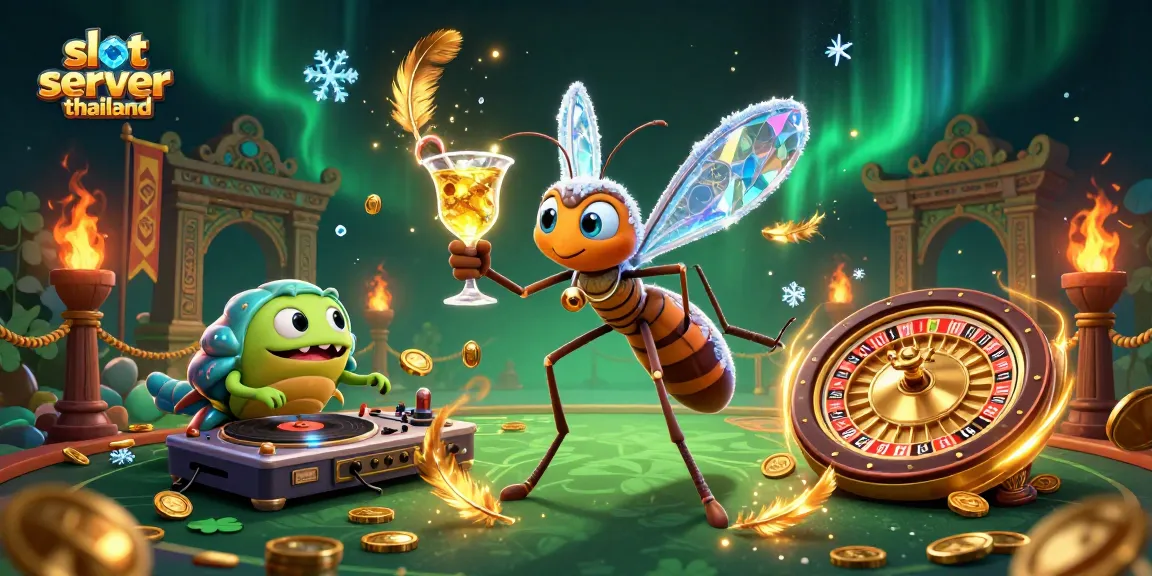 Bermain slot server thailand secara mendebarkan di dunia kasino digital dengan simbol keberuntungan yang meriah.