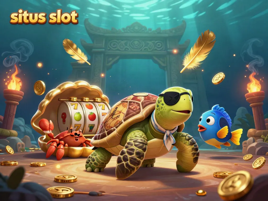 Menangkan situs slot dengan bermain slot online dan mengumpulkan koin emas dari karakter kartun laut.