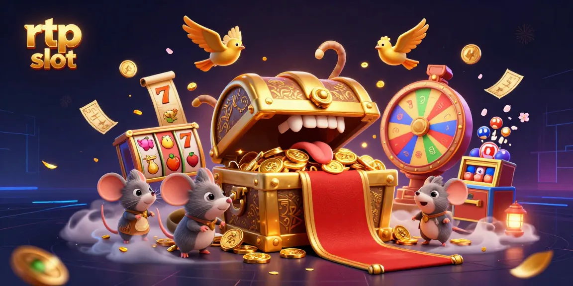 Engage with the dynamic rtp slot experience featuring colorful reels and luring treasures in a vibrant casino setting.