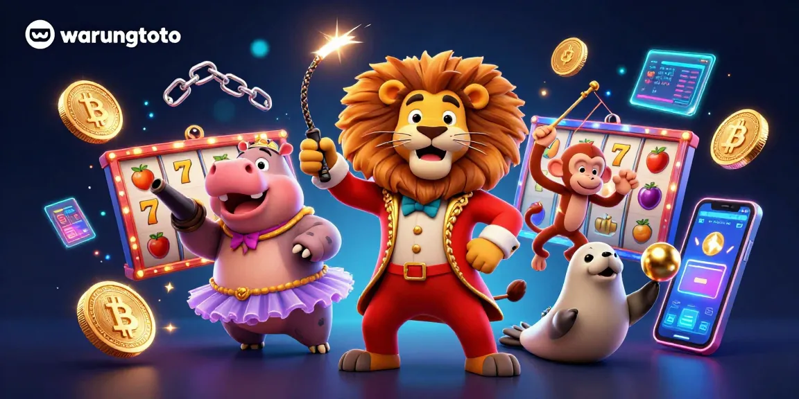 Win big at warungtoto with vibrant circus characters and captivating slot games.