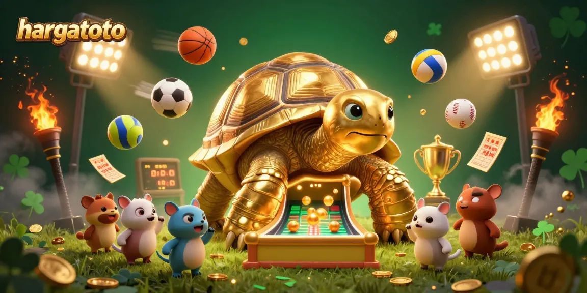 hargatoto captivates with a vibrant 3D tortoise pinball, sports elements, and dynamic play.