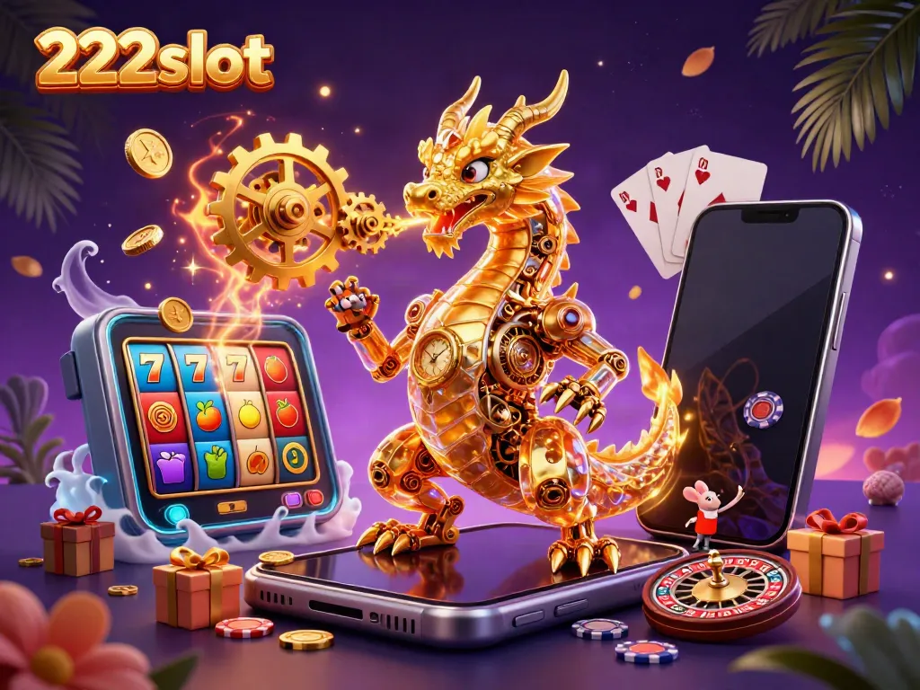 Gali kemenangan dengan 222slot melalui naga emas dan permainan slot yang penuh aksi.