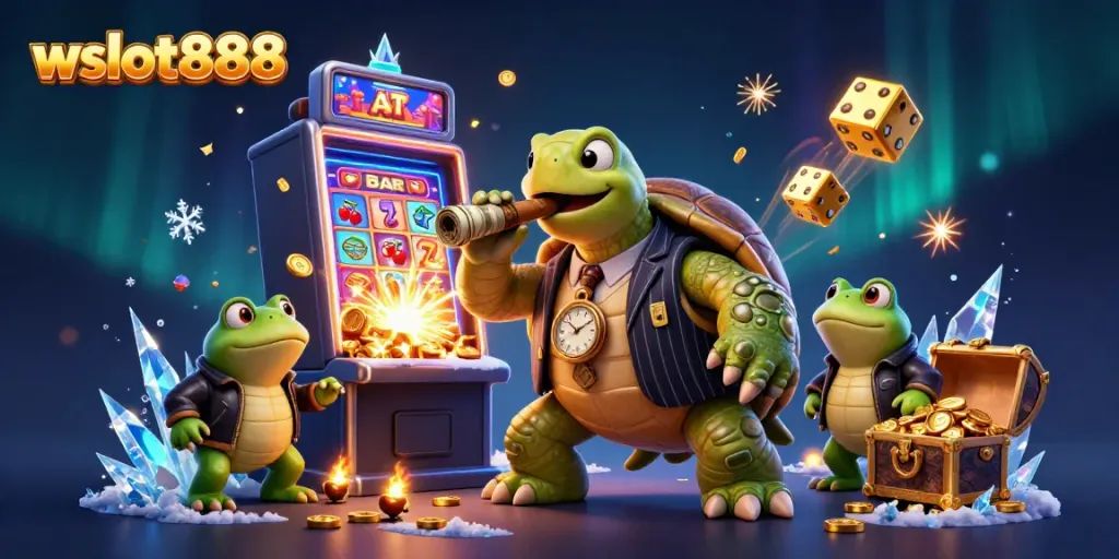 Wslot888: pengalaman bermain slot dengan gangster kura-kura dan mesin slot penuh jackpot.