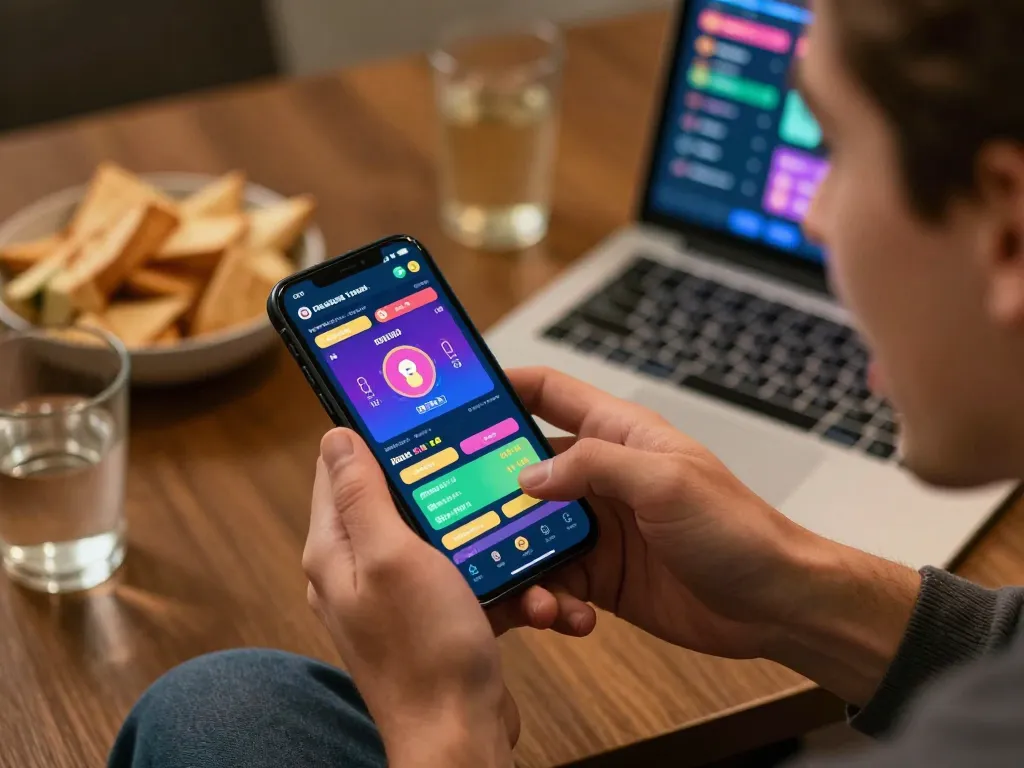 Engaging moment of betting on 888NEW mobile app, showcasing strategic betting action and excitement.