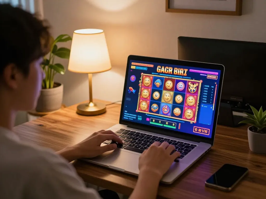 Engaging gameplay of slot gacor gampang menang at cozy online casino home setup