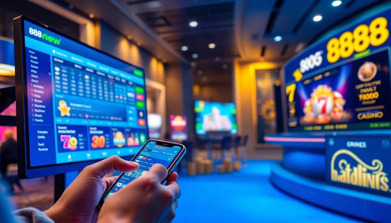 Experience the innovative online gambling world of 888new with engaging casino games and a user-friendly interface.