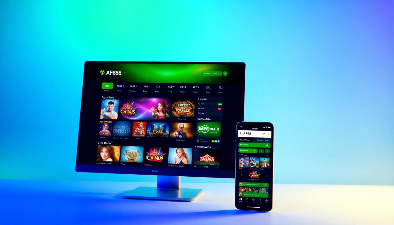 Experience online gaming with AF88's user-friendly interface and vibrant betting options.