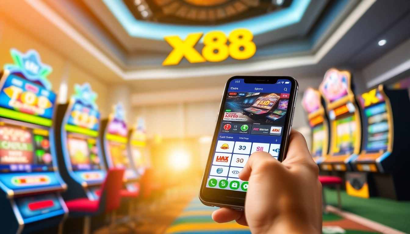 Experience the excitement of online betting with XX88's vibrant gaming interface, showcasing a range of thrilling options.