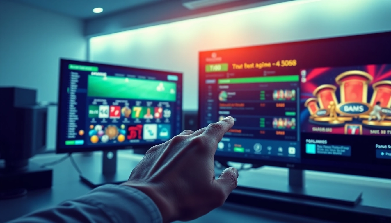 TV88 gaming platform interface showcasing vibrant sportsbook and casino graphics