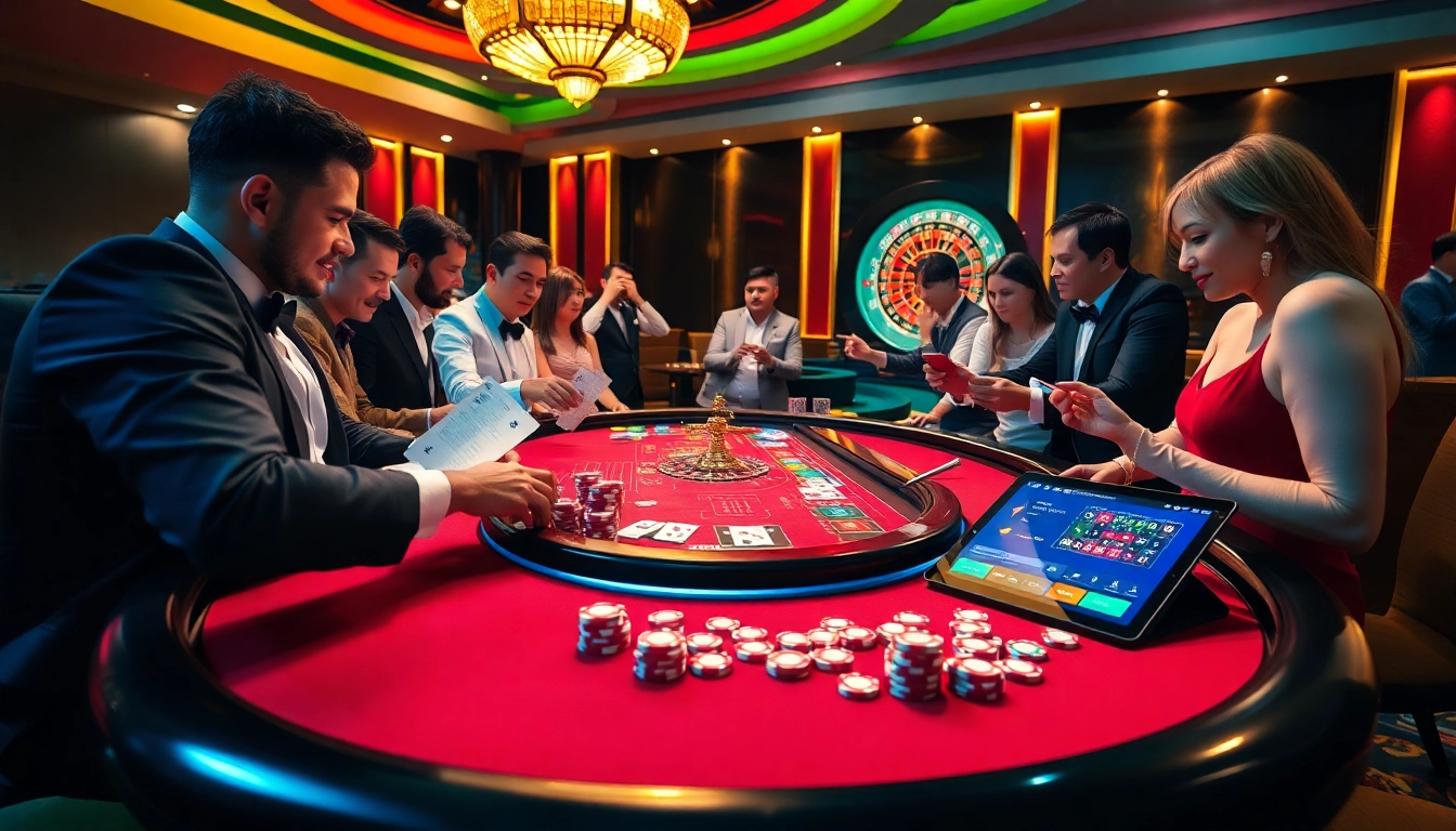 Bets placed on casino table featured on https://babu88.global/ showcasing an exciting gambling experience.