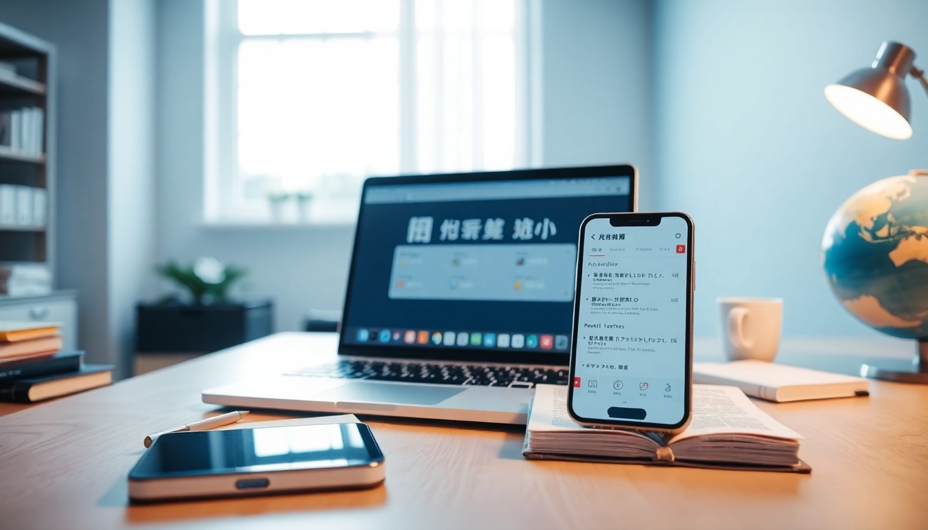 Experience efficient communication with 有道翻译's innovative translation tools in a modern digital workspace.