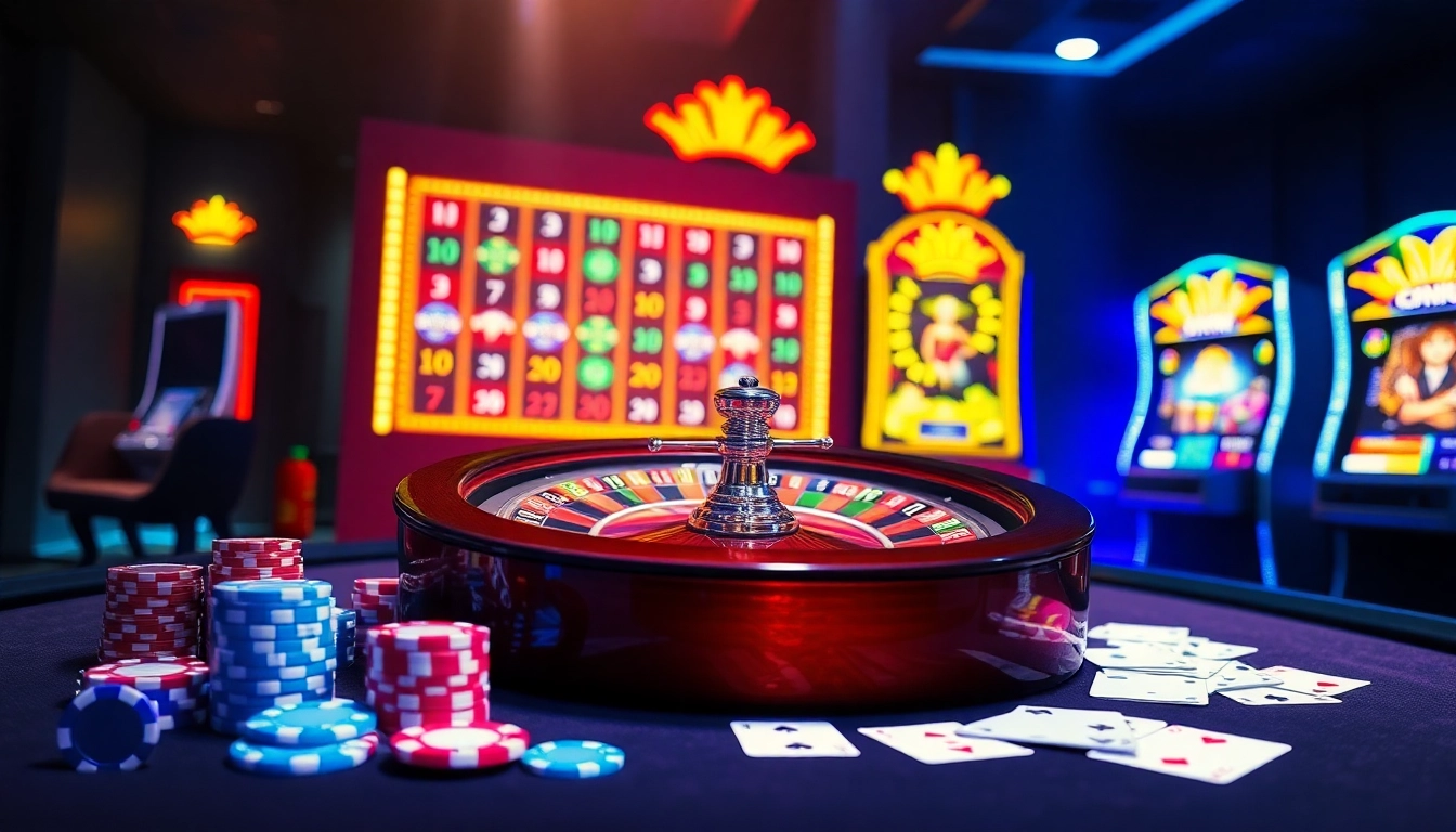 Experience the thrill at RR88 com with vibrant roulette, poker chips, and luxurious gambling ambiance.