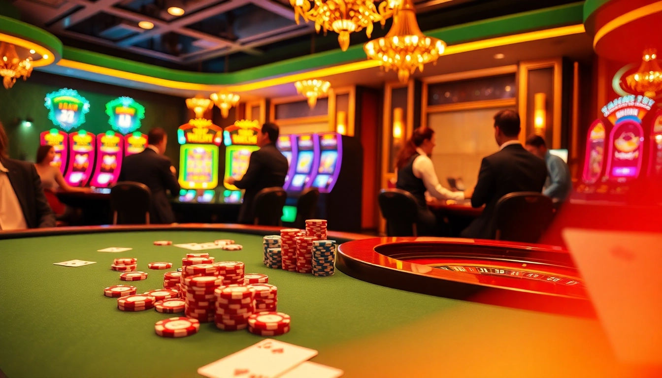 Experience gaming at SuperPH through a vibrant online casino scene with players engaged in thrilling games.