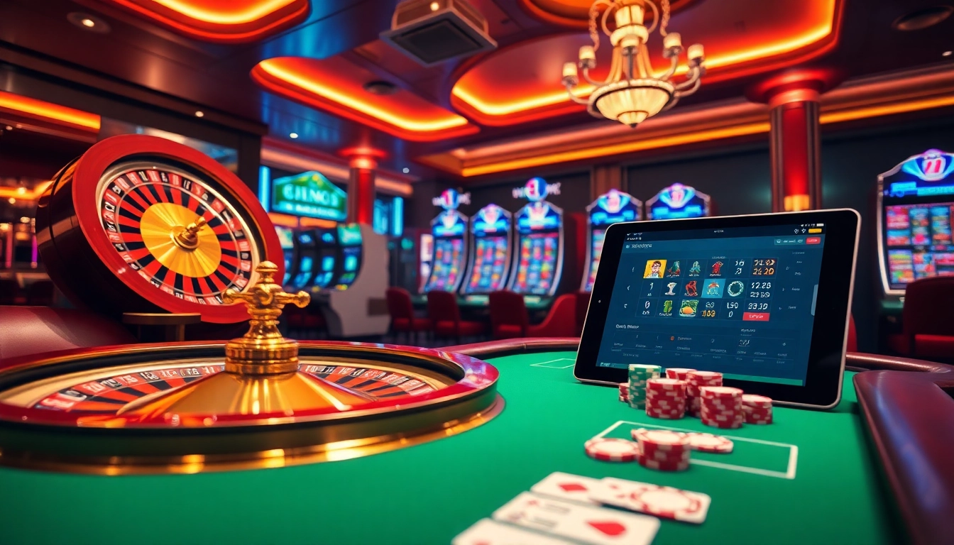 Experience the thrill of gambling at https://new88c.co/ with our vibrant casino scene featuring roulette, slots, and poker.