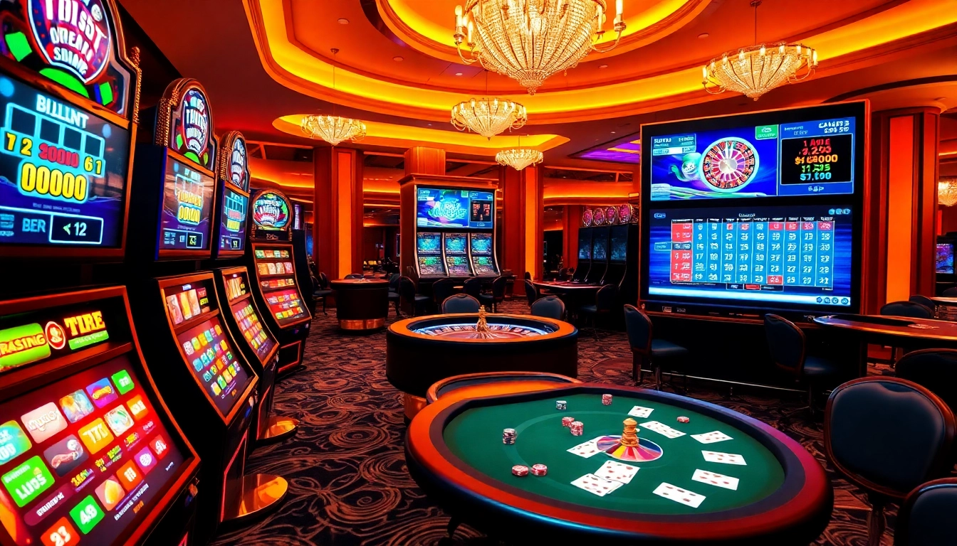 Rasakan kegembiraan togelsumo dengan mesin slot yang berwarna-warni dan elemen kasino.