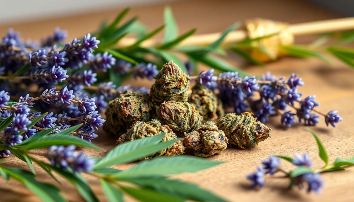Promote relaxation and healing with Mental Wellness CBD buds in a serene setting.