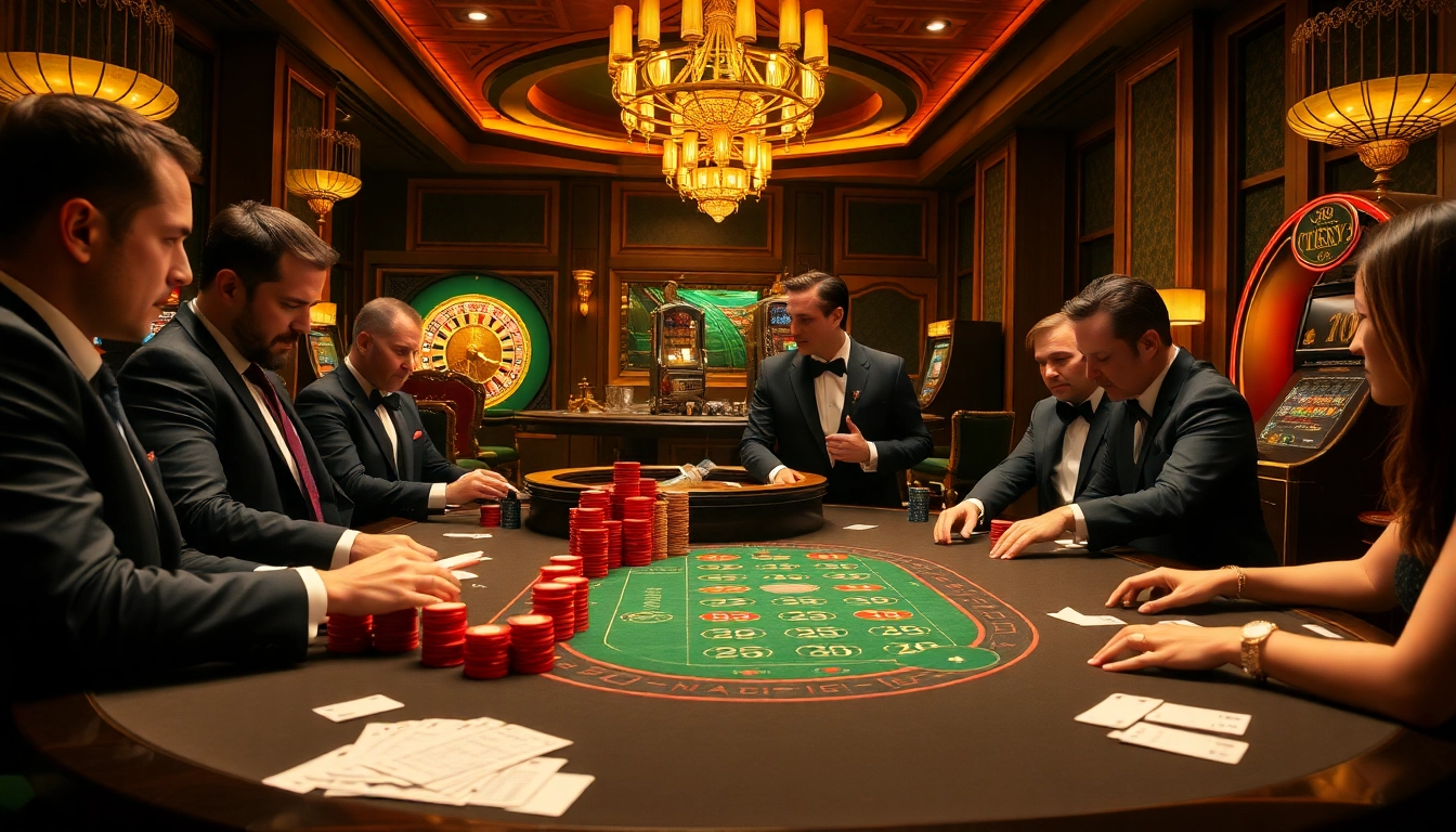 Experience high-stakes excitement at 7mcn poker tables with vibrant chips and elegant players.