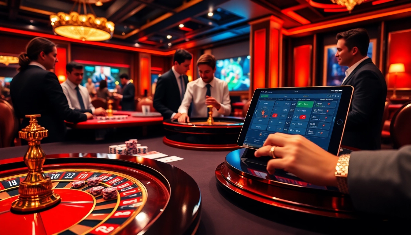 Bongdalu offers a luxurious gambling experience with engaging poker and roulette gameplay in a vibrant casino.
