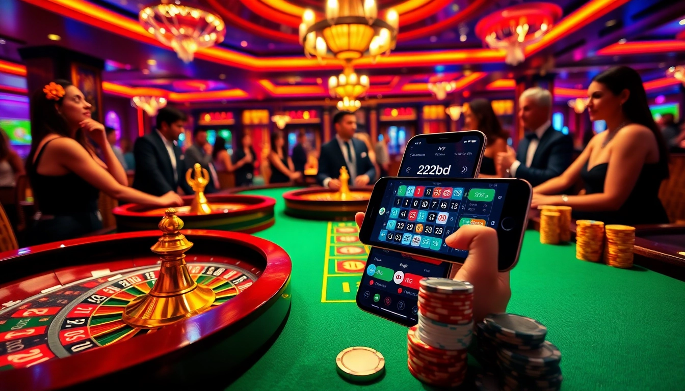 Experience the thrill of the 222bd app with lively dealer games and casino excitement.