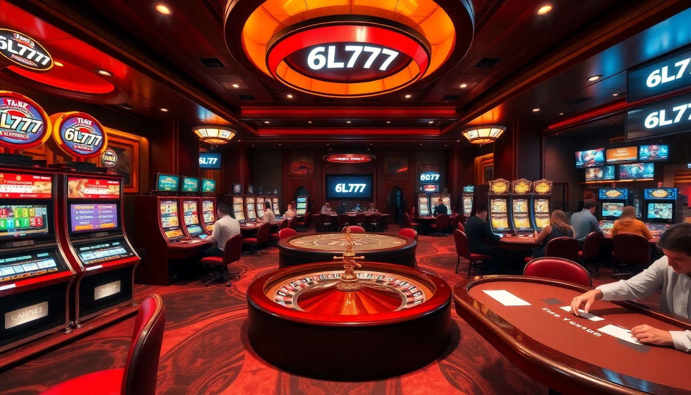 Experience the excitement of 6L777 with vibrant casino games and engaging players.