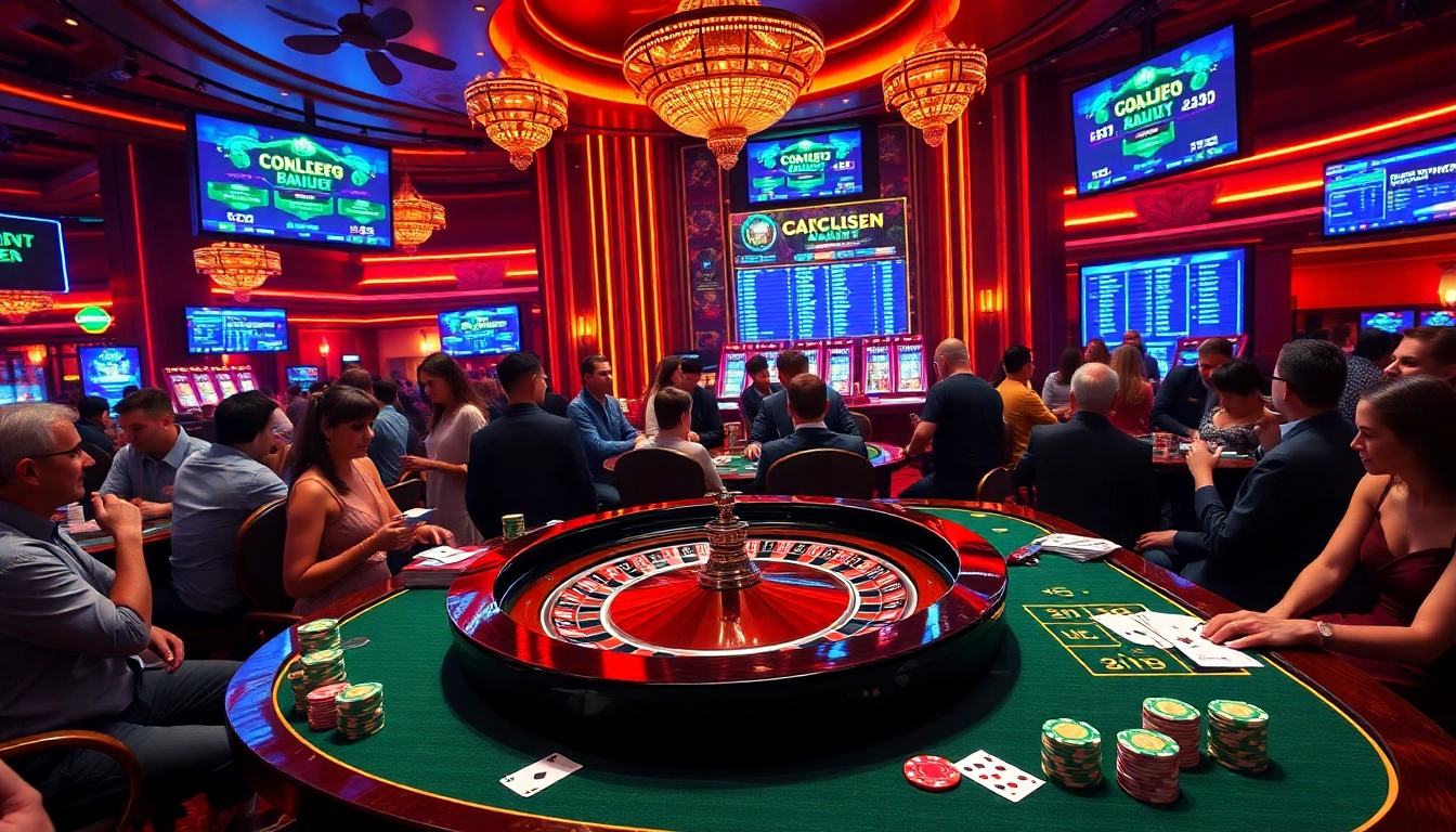 Engaged players enjoying the hidden wiki current status of vibrant casino action at a roulette table.