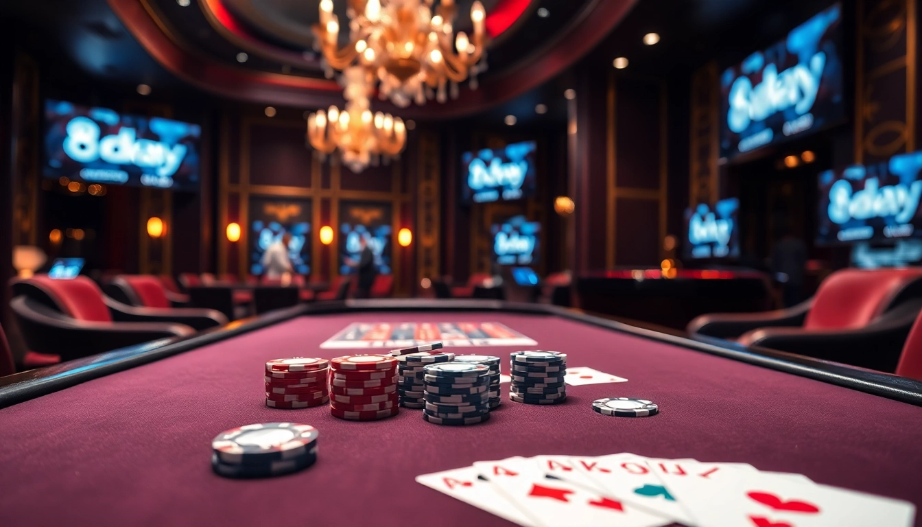 Enjoy thrilling gameplay at 8day with vibrant casino tables and luxurious decor.